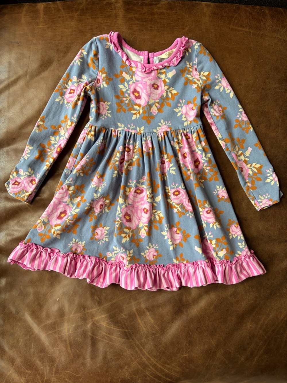 Matilda Jane Pink & Light Blue Floral Dress